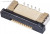 50A-10LB, ZIF разъем FFC/FPC SMT 0,5мм 10pin вертикальный