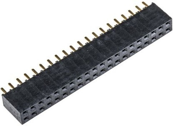 SSW-120-01-G-D, Headers &amp; Wire Housings Tiger Buy Socket Strip with PCB Tails, .100" Pitch