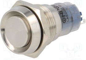 V16-21C-S, Переключатель: антивандальный, Пол: 2, SPDT, 0,5A/220ВAC, 1A/24ВDC