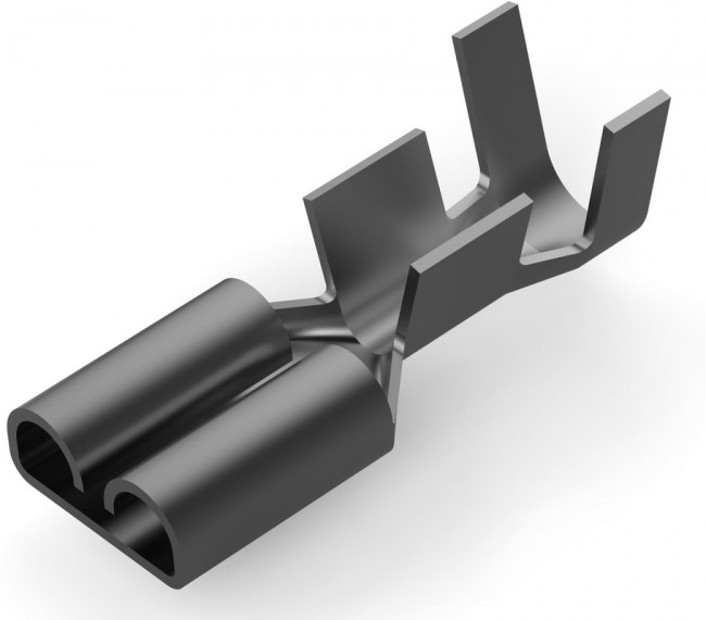 160913-4, Quick Disconnect Terminal 11-13AWG Phosphor Bronze RCP 19.2mm Tin T/R