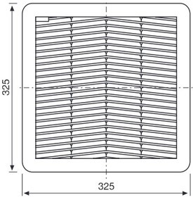 FPF20KGR230BER-120, Вентилятор осевой фильтрующий, 230В AC.