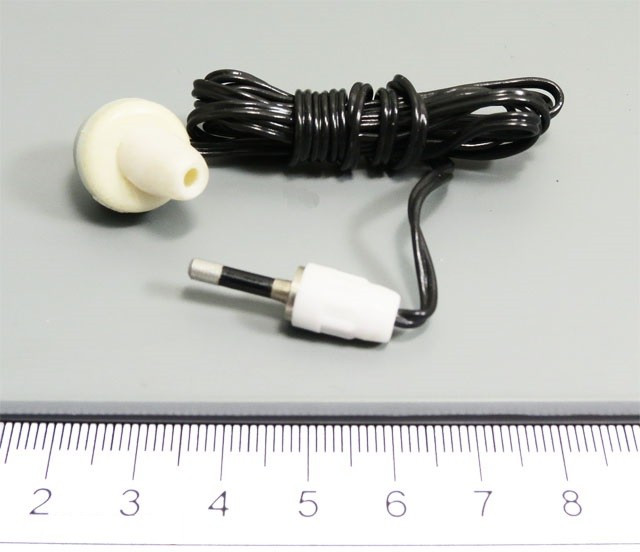 Штекер Audio Jack моно 2.5мм на кабель; №53 штек 2,5моно\2C\каб \\\Ш2П