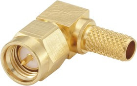 32S207-306L5, RF Connectors / Coaxial Connectors SMA Right Angle Plug