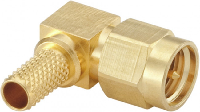 32S207-306L5, RF Connectors / Coaxial Connectors SMA Right Angle Plug