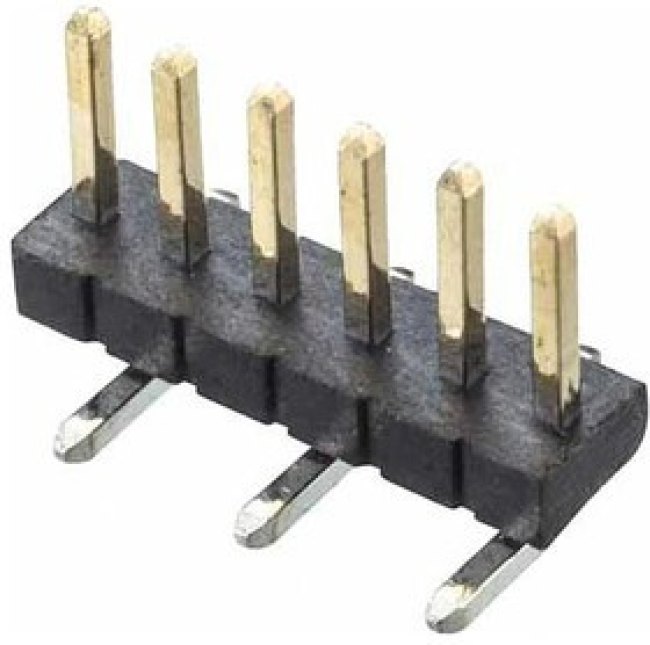 M50-3630642R, Pin Header, Плата - к - плате, 1.27 мм, 1 ряд(-ов), 6 контакт(-ов), Surface Mount Straight