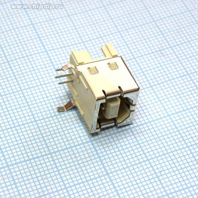 292304-2, Разъем USB-B, USB 2.0, гнездо, 4pin 292304-2, Разъем USB-B, USB 2.0, гнездо, 4pin