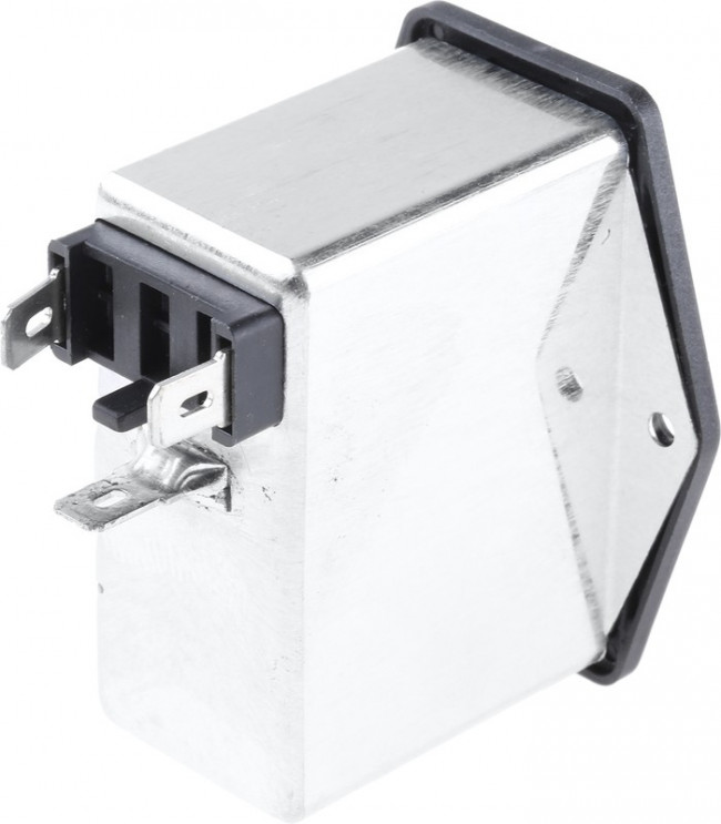 FN283-2-06, Filtered IEC Power Entry Module, IEC C14, General Purpose, 2 А, 250 В AC, 2-Pole Switch FN283-2-06, Filtered IEC Power Entry Module, IEC C14, General Purpose, 2 А, 250 В AC, 2-Pole Switch