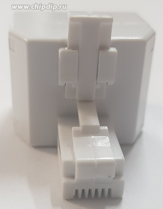 Разветвитель на две розетки RJ-11-2xRJ-11 (WT-6006A) (10 шт.) Разветвитель на две розетки RJ-11-2xRJ-11 (WT-6006A) (10 шт.)