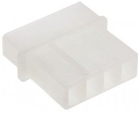 1-480426-0, Корпус разъема, Серия Commercial MATE-N-LOK, Гнездо, 4 вывод(-ов), 5.08 мм