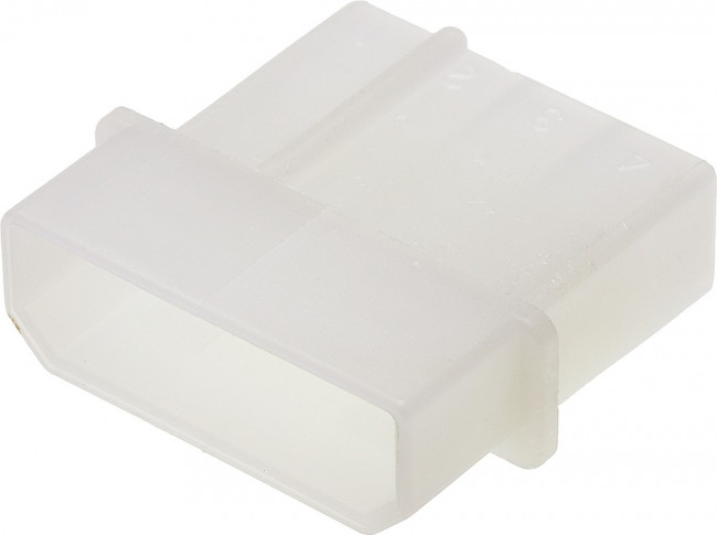 1-480426-0, Корпус разъема, Серия Commercial MATE-N-LOK, Гнездо, 4 вывод(-ов), 5.08 мм