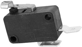 KW7-01-32, Микропереключатель с угловой планкой , 16х10.5х28 мм, OFF-(ON), SPST 2P, 250 В, 5 А, 30 мОм, -25...+85 °C