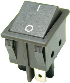 WRG32F2BBRLN, Rocker Switches DPST ON-OFF RED 16A ILLUMINATED BLANK