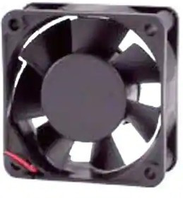 OD6025-24HBIP69K, DC Fans DC Fan, 60x60x25mm, 24VDC, 25CFM, 0.12A, 30dBA, 4000RPM, Ball, Wire, IP69K