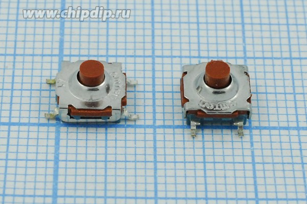 Тактовая кнопка, 7.2x 7.2x 4.8, алгоритм работы NO, WSTP050