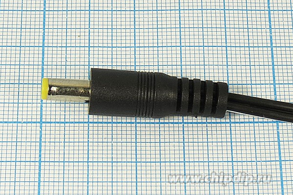 Разъем питания DC вилка, D4.75 d1.7 L10, L 1м