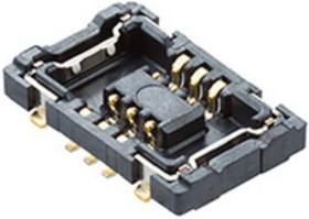 503548-0622, Mezzanine Connector, Receptacle, 0.4 mm, 2 Rows, 6 Contacts, Surface Mount, Copper Alloy