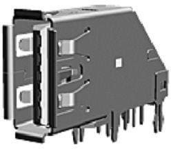 484040003, Разъем USB, тип A, USB 3.0, розетка, 9 выводов, угловая, DIP монтаж 484040003, Разъем USB, тип A, USB 3.0, розетка, 9 выводов, угловая, DIP монтаж