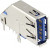 484040003, Разъем USB, тип A, USB 3.0, розетка, 9 выводов, угловая, DIP монтаж 484040003, Разъем USB, тип A, USB 3.0, розетка, 9 выводов, угловая, DIP монтаж