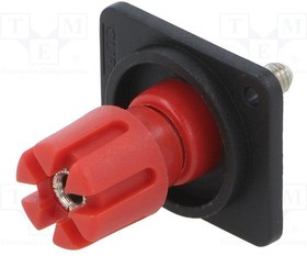 CP303011X, Зажим, для громкоговорителей, с поперечным гнездом 4мм, 19x24мм