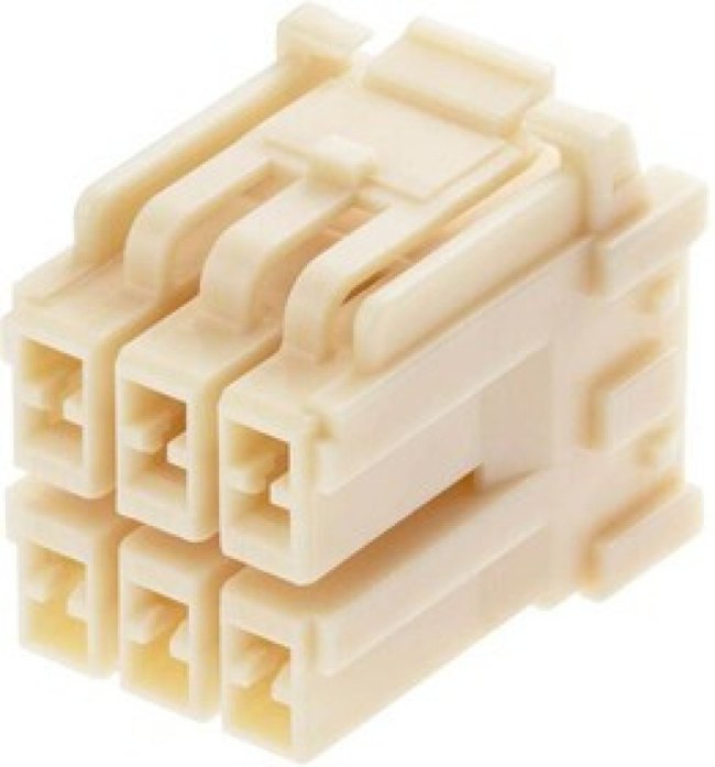 212209-2040, CONN HOUSING, RCPT, 4POS, 3.3MM, NATURAL