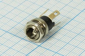 Разъем питания DC розетка, d2.8 D5.5, 3C, ON-OFF, на блок М8, R1-29K\SCI