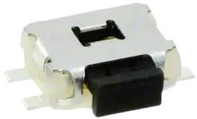 434331045822, Black Tactile Switch, SPST 50 mA @ 12 V dc 2.6mm Surface Mount