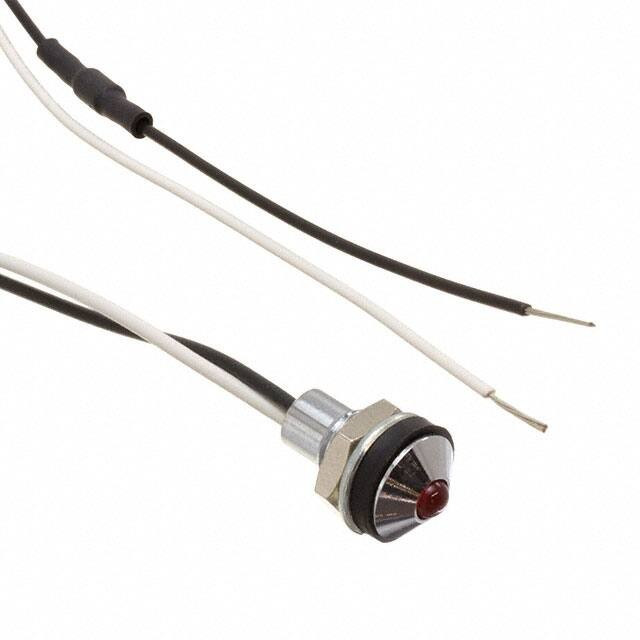 CD-1-2702-9920-I, LED PANEL INDICATOR, 6MM, RED, 120VAC