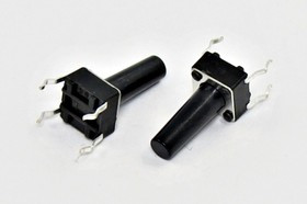 Тактовая кнопка, 6.0x 6.0x13, алгоритм работы NO, контакты 4PF, TS-06V-E