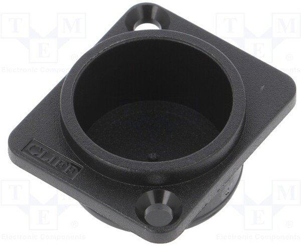 CP30400, 12 mm, Black, Recess Plate