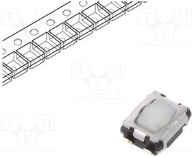EVPAA402W, Tactile Switch EVPAA, SPST, 2.4N, 3.5 x 2.9mm
