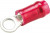 36150, PIDG Insulated Ring Terminal, M3.5 Stud Size, 0.26mm² to 1.65mm² Wire Size, Red