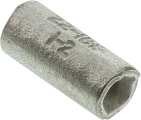 34130, Наконечник: втулка соединительная, неизолированный, латунь, 0,3-1,42мм2 34130, Наконечник: втулка соединительная, неизолированный, латунь, 0,3-1,42мм2