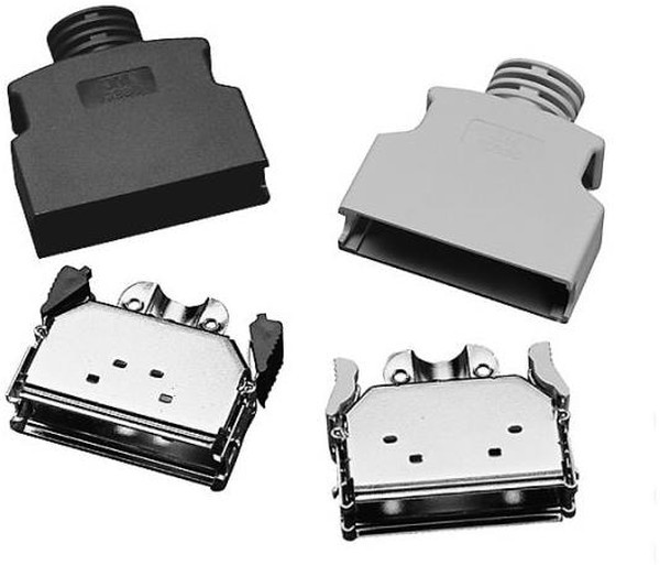 10350-3210-000, D-Sub Backshells 50P JUNCTION SHELL IDC WIREMOUNT SHIELD