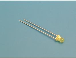 L-132XYD, Светодиод 3мм/желтый/ 590нм/8-12мкд/60°