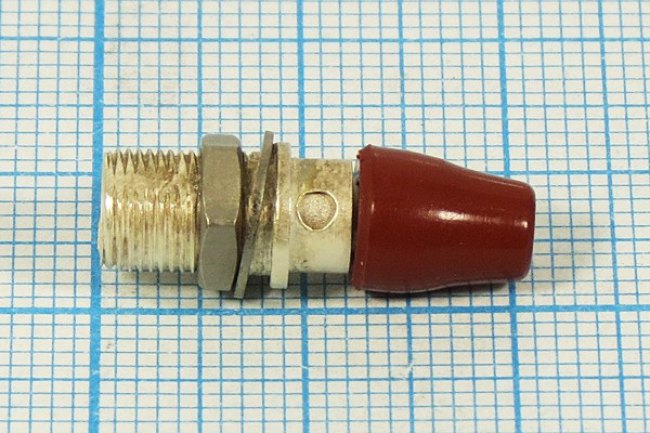 Высокочастотный разъём СР50-101ФВ, розетка на кабель, М6; №393 СР50-101ФВ\каб\ М6\[розетка]