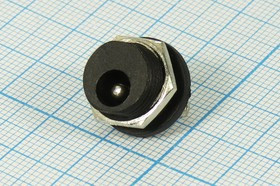 Разъем питания DC розетка, d2.5 D5.5, 3C, на блок М13, DJK-03B