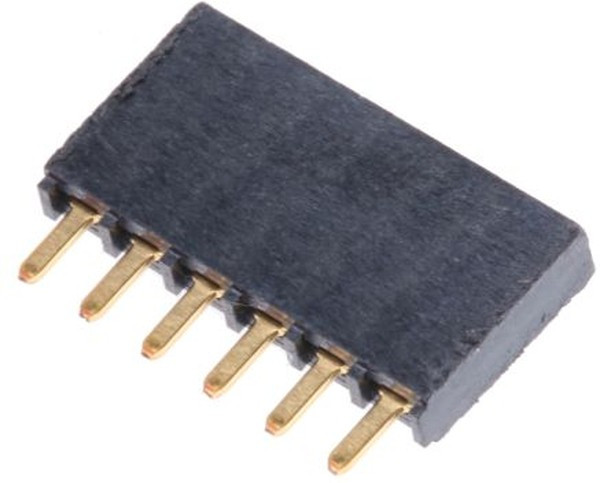 SSW-106-01-G-S, Headers &amp; Wire Housings Tiger Buy Socket Strip with PCB Tails, .100" Pitch