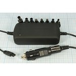 Штекер прикуривателя с конвертором напряжений 15В~24В/72Вт и набором разъёмов питания , БП\ 15В~24В/