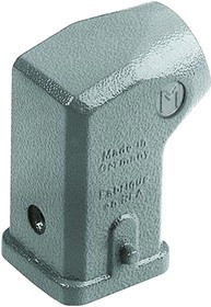 19620031640, Разъем для тяжелых условий, M20, Hood, Side Entry, Корпус из Цинка, 1 Рычаг, 3A