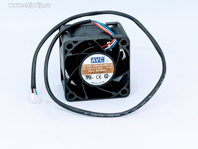 Вентилятор AVC DB04028B12S 12v 0.96a 4pin стандарт 40x28