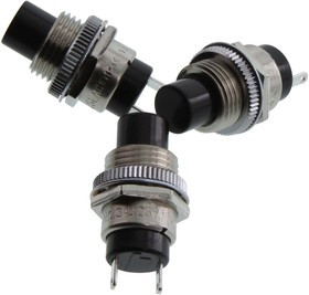 SB4011NCM, SWITCH, PUSHBUTTON, SPST-NC, 0.3A, 125VAC