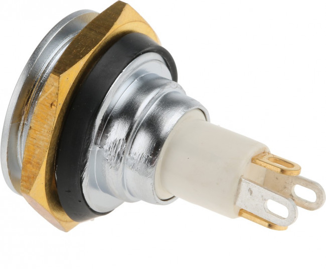 57-112R, Pushbutton Switches MINI VANDAL RESIST- ANT SEALED RED LIGHT