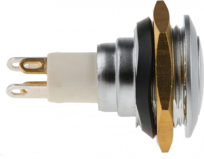 57-112R, Pushbutton Switches MINI VANDAL RESIST- ANT SEALED RED LIGHT