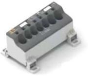 1SNL407610R0000, DIN Rail Terminal Blocks DBLK76-7