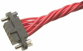 M80-4861005, Power to the Board 5 + 5 WAY DIL F/M HEX SOCKET JACKSCREW