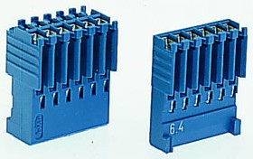 281792-3, AMPMODU HE14 Female Connector Housing, 2.54mm Pitch, 6 Way, 2 Row 281792-3, AMPMODU HE14 Female Connector Housing, 2.54mm Pitch, 6 Way, 2 Row