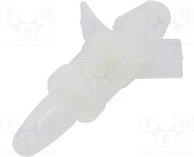 DR8G813V40349, Дистанцирующая стойка на плату, полиамид, Дл 9,5мм, на защелки