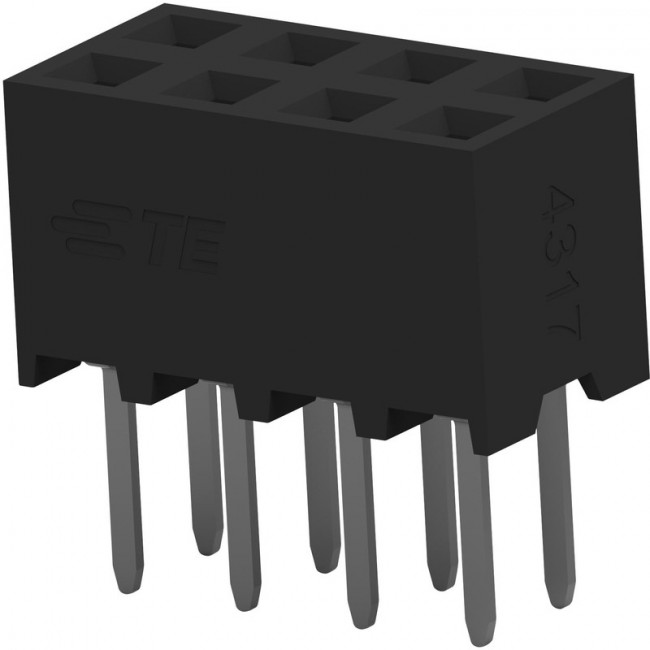 2314820-8, Board to Board &amp; Mezzanine Connectors 8P,2MM,B-B,REC,DRVT, 2.7,0.1AU,TB