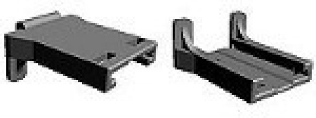 953381-1, Connector Accessories Retainer Straight Glass Filled Polybutylene Terephthalate Black Automotive Box