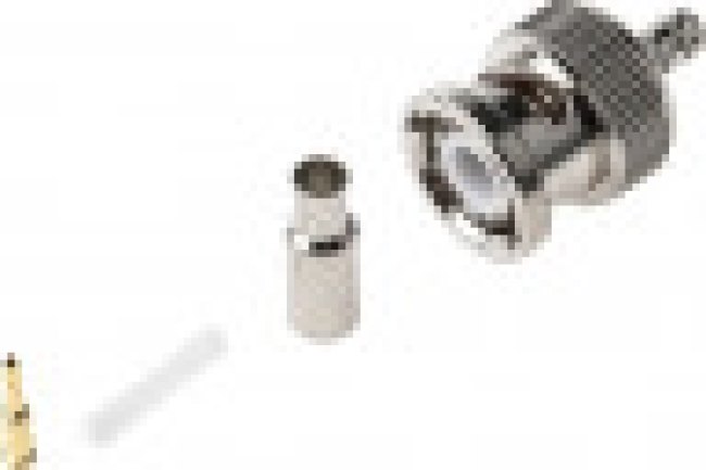 B1121E1-ND3G-5-50, Разъем РЧ / Коаксиальный, BNC Коаксиальный, Прямой Штекер, Обжимной, 50 Ом B1121E1-ND3G-5-50, Разъем РЧ / Коаксиальный, BNC Коаксиальный, Прямой Штекер, Обжимной, 50 Ом